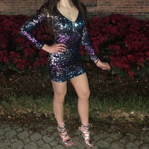 Fashion Nova Sequin Party Dress